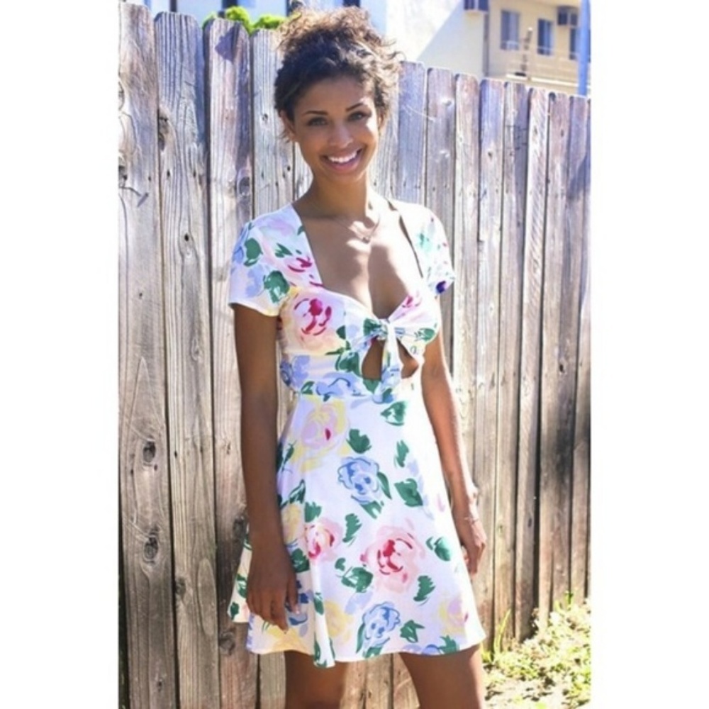 Reformed By Reformation X Uo | Floral Dress